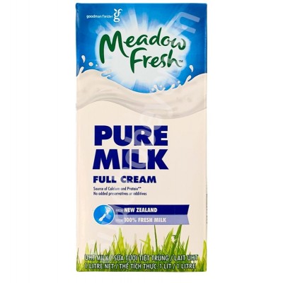 Combo 2 Thùng Sữa tươi Meadow Fresh không nắp hộp 1 lít