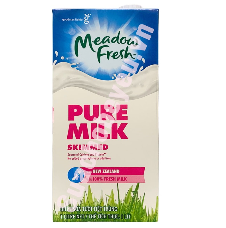 Combo 2 thùng Sữa tươi Meadow Fresh không béo hộp 1 lít