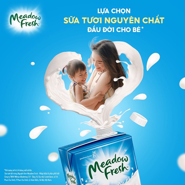 Sữa tươi cho bé 2 tuổi