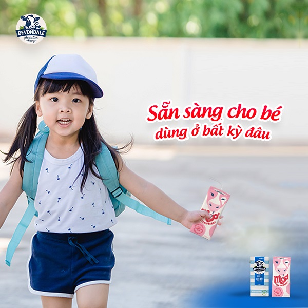 Sữa tươi cho bé 2 tuổi